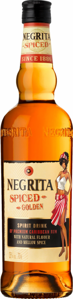 Negrita Spiced Golden Spirit Drink 70cl