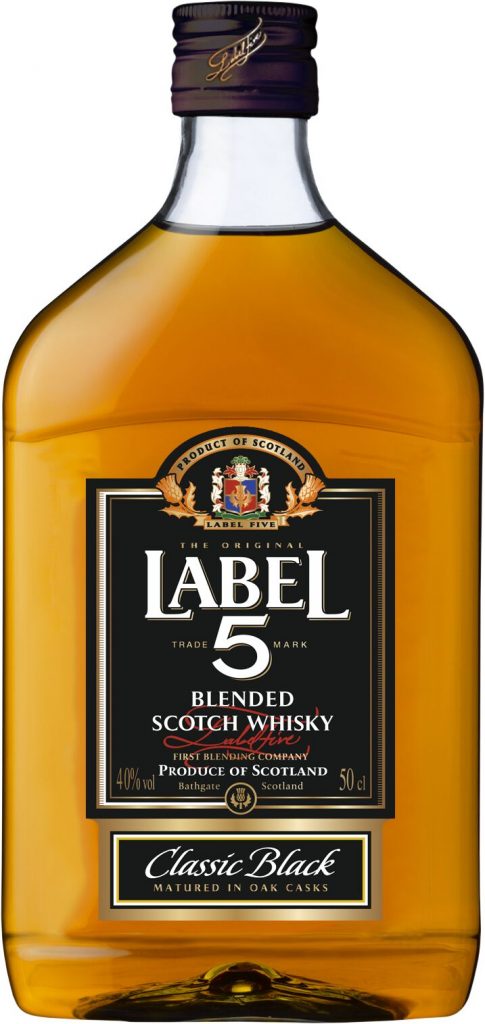 Label 5 Blended Scotch Whisky PET 50cl