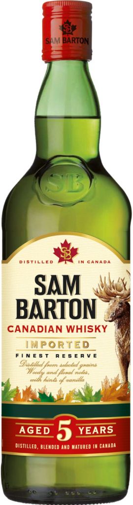 Sam Barton 5 Year Old Canadian Whisky 70cl