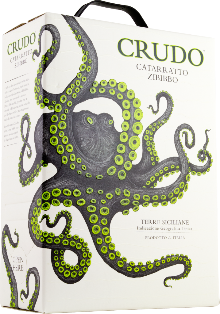 Crudo Catarratto Zibibbo hanapakkaus