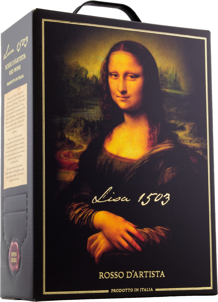 Lisa 1503 Rosso d’Artista hanapakkaus
