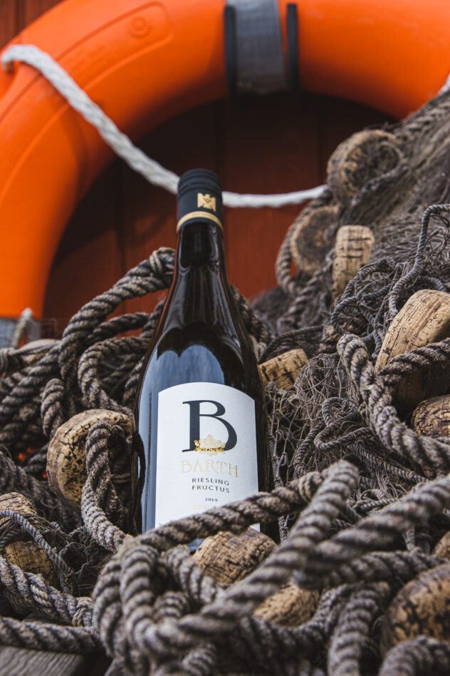 Barth Riesling and crayfish