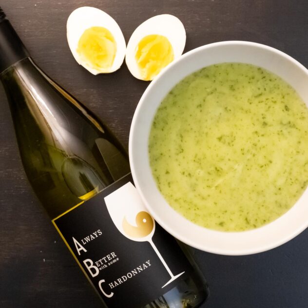 ABC Chardonnay spinach soup