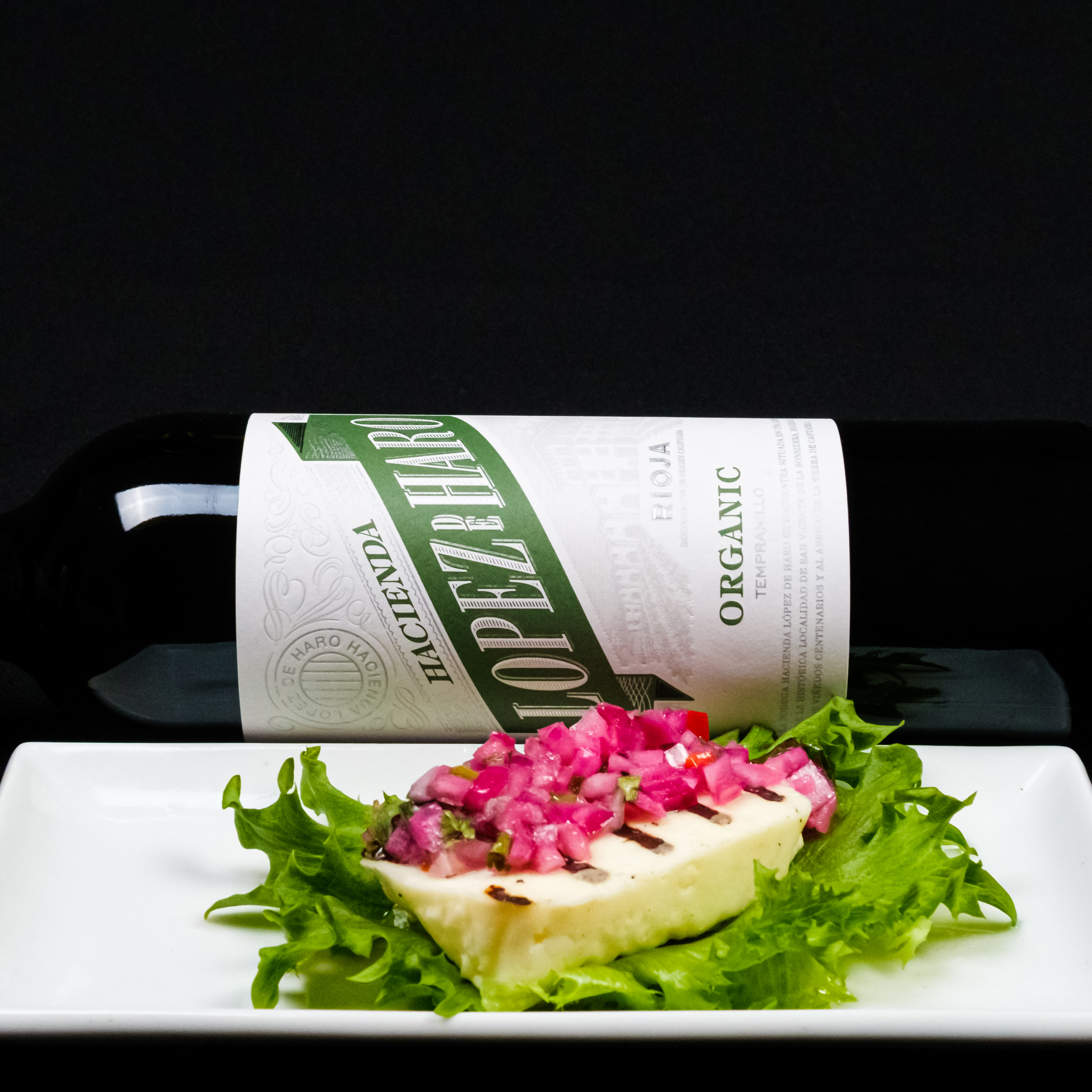 Lopez de Haro Organic and cheese