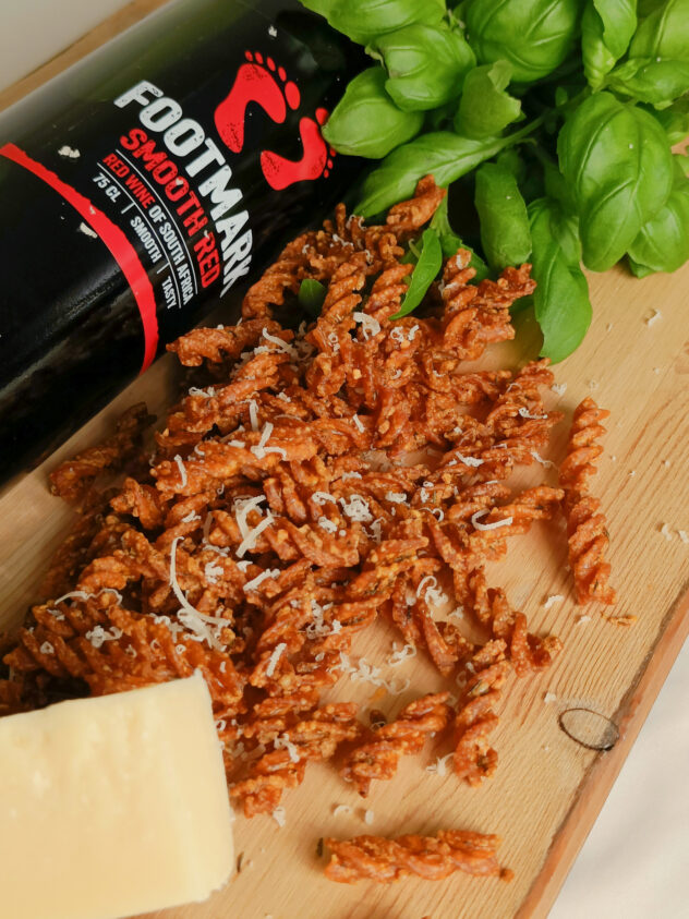 pastasipsit ja footmark smooth red