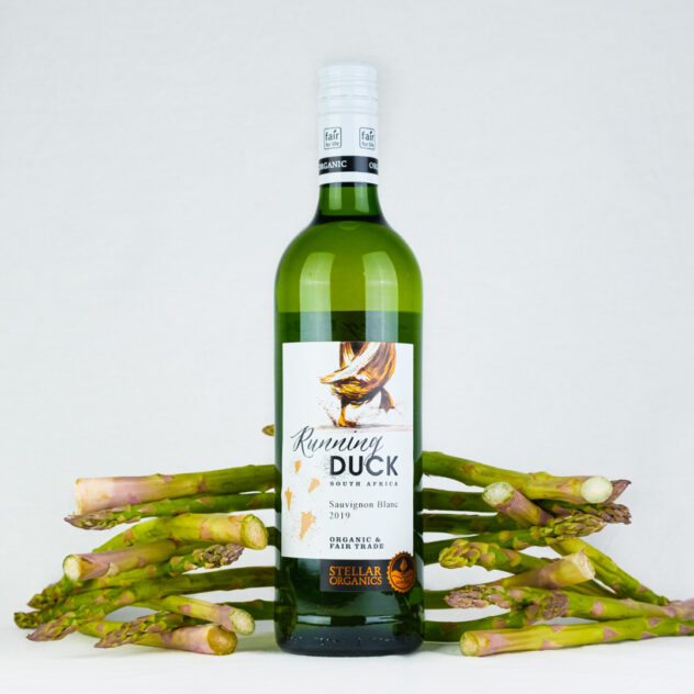 running duck sauvignon blanc asparagus
