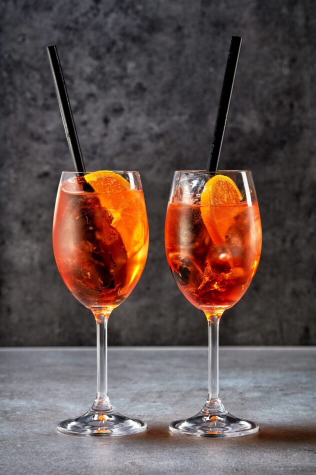 Aperol spritz cocktail