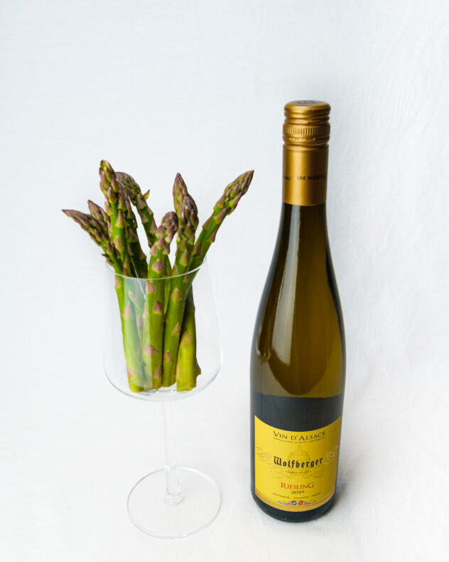 wolfberger riesling asparagus